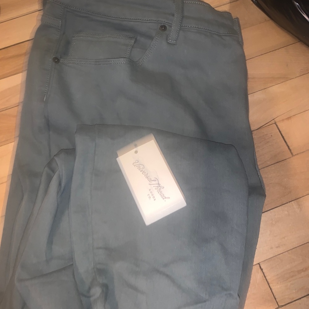 Olive green skinny jeans